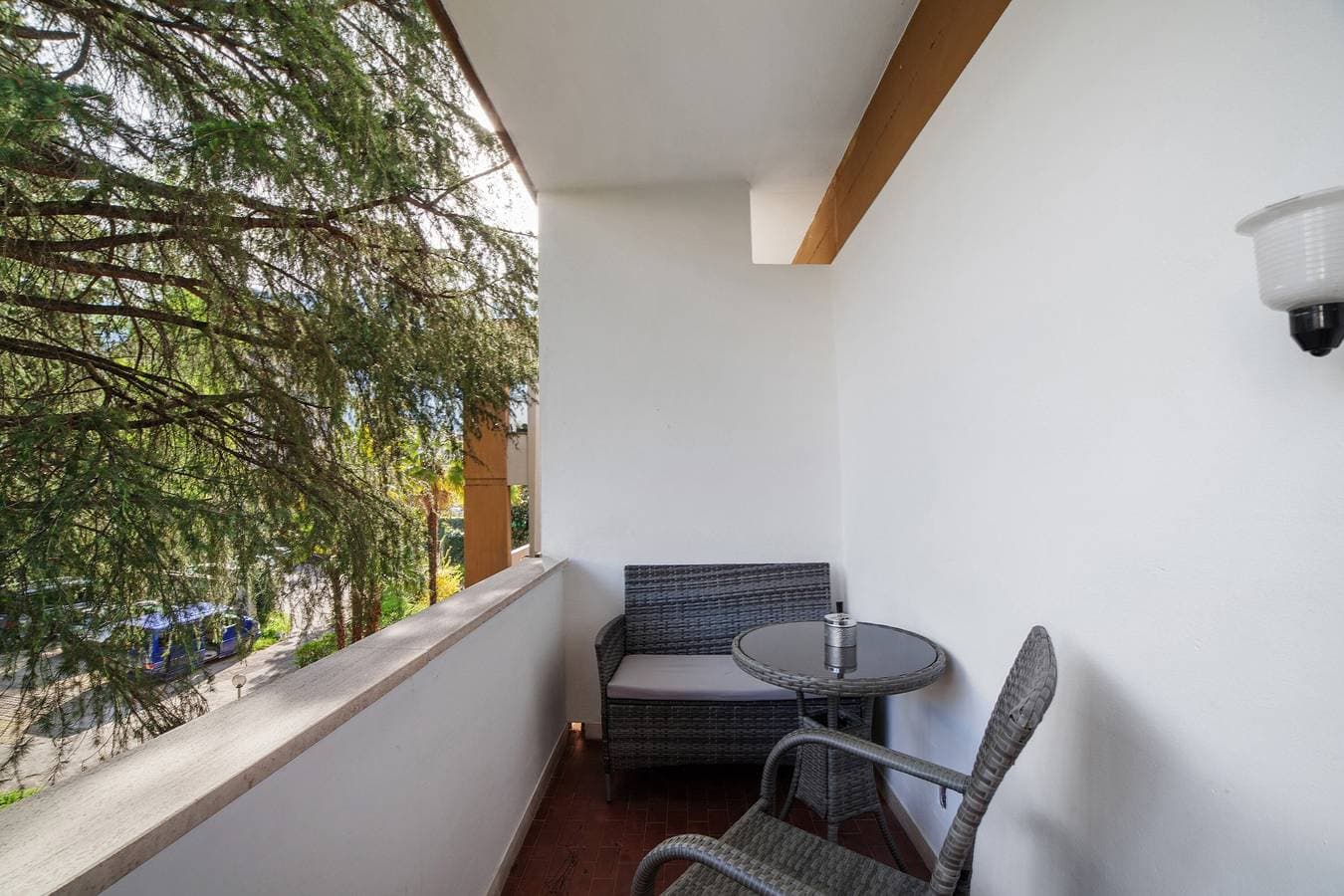 Foto 4 von 22: Ferienwohnung 'Modern Park' mit Gemeinschaftsgarten, Balkon und Wi-Fi