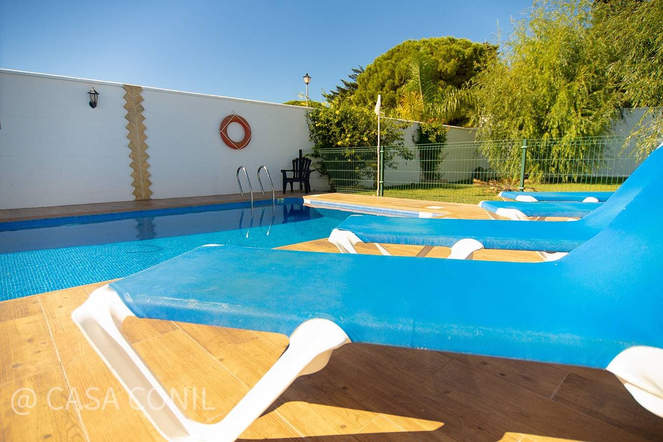 Foto 5 von 43: Ferienhaus mit großem Garten und privatem Pool bei Fuente del Gallo, strandnah,  mit Klimaanlage und WiFi Internet - Casa Macarena -