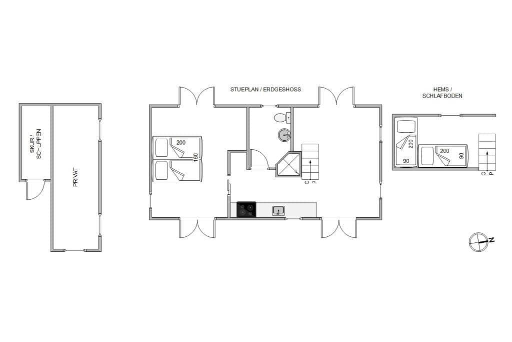 Foto 6 von 25: Einzigartiges Ferienhaus inklusive Wellenrauschen - 50 m Strand