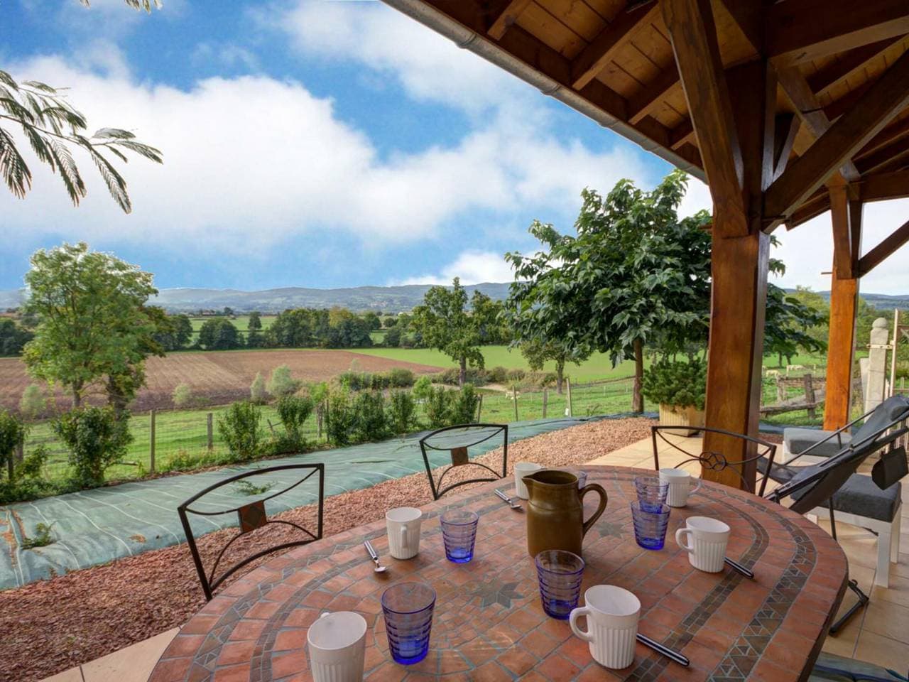 Foto 11 von 12: Ferienhaus in Saint-Forgeux-Lespinasse mit Terrasse und Haustiere Erlaubt