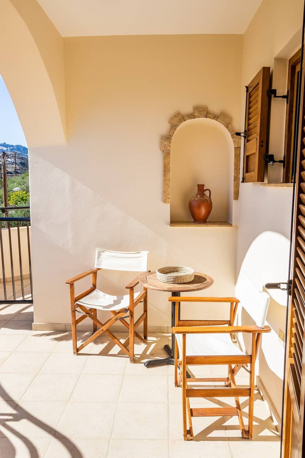 Foto 4 von 21: Einzimmerapartment 'No 1' mit Bergblick, Wi-Fi und Klimaanlage