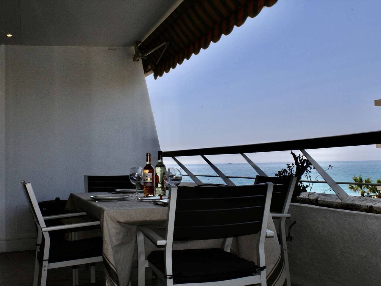 Foto 8 von 15: 2-Zimmer-Wohnung mit Meerblick und Klimaanlage, Villeneuve-Loubet Strand