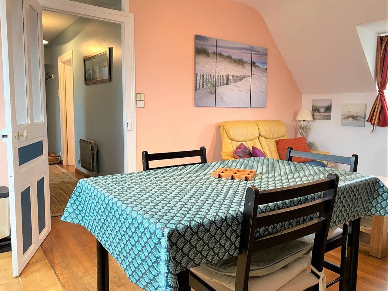 Foto 11 von 16: Wohnung im Zentrum von Trégastel, strandnah, 2 Schlafzimmer, Parkplatz