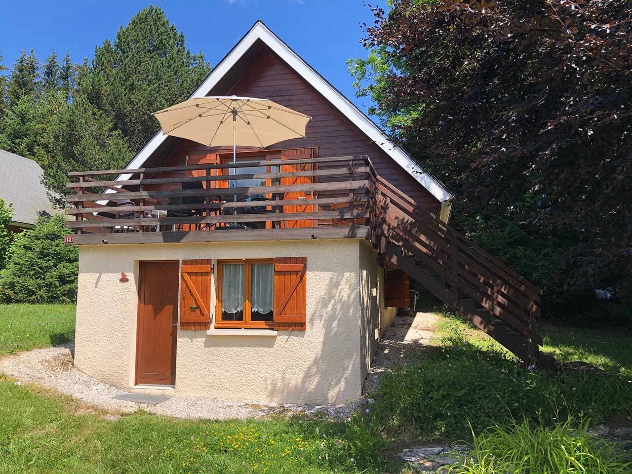 3-Sterne-Chalet in Autrans, 4 Pers, sonnige Terrasse 1