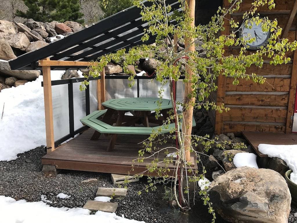 Foto 10 von 30: Kundenspezifisches Blockhaus im Skigebiet Powderhorn. Großartig im Winter oder Sommer.