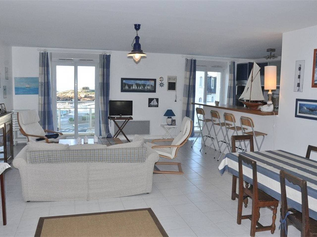 2-Zimmer-Wohnung mit Meerblick in Trégastel mit Parkplatz 1