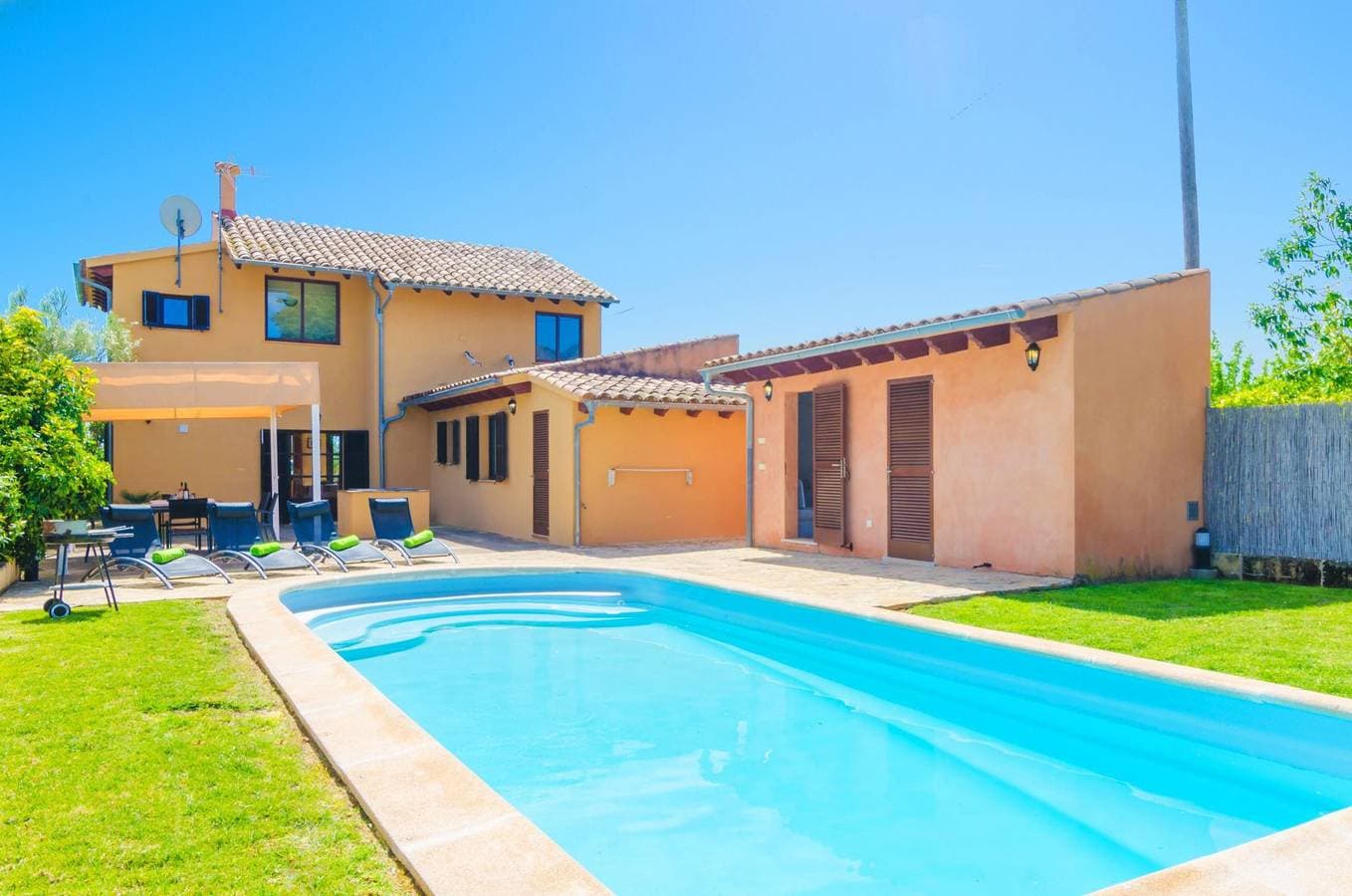 Foto 2 von 43: S'Alqueria - Ferienhaus mit privaten Pool in Campanet. WiFi gratis