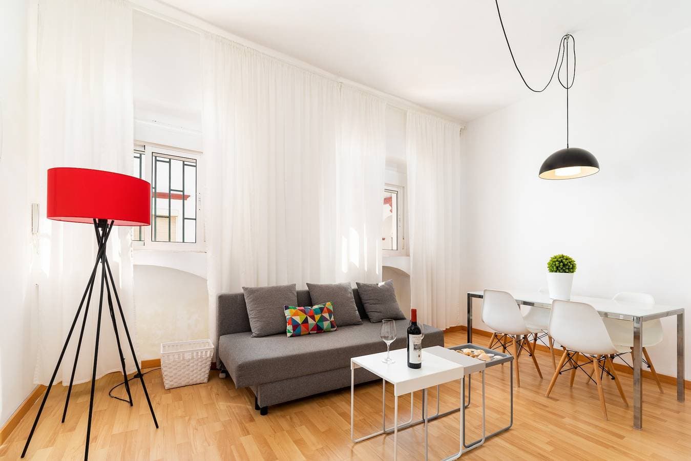 Foto 5 von 28: Penthouse „La Torre de Menacho“ nahe Strand mit Dachterrasse & Meerblick