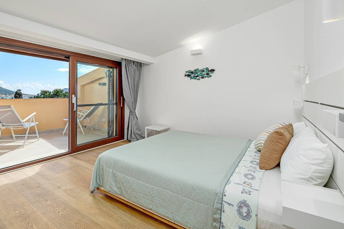 Foto 11 von 21: Apartment 'Ginepro' mit Meerblick, WLAN und Klimaanlage