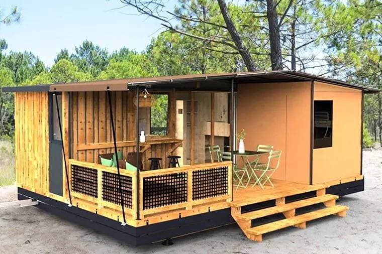 Foto 10 von 14: Tiny Lodge 3 Zimmer 5 Personen