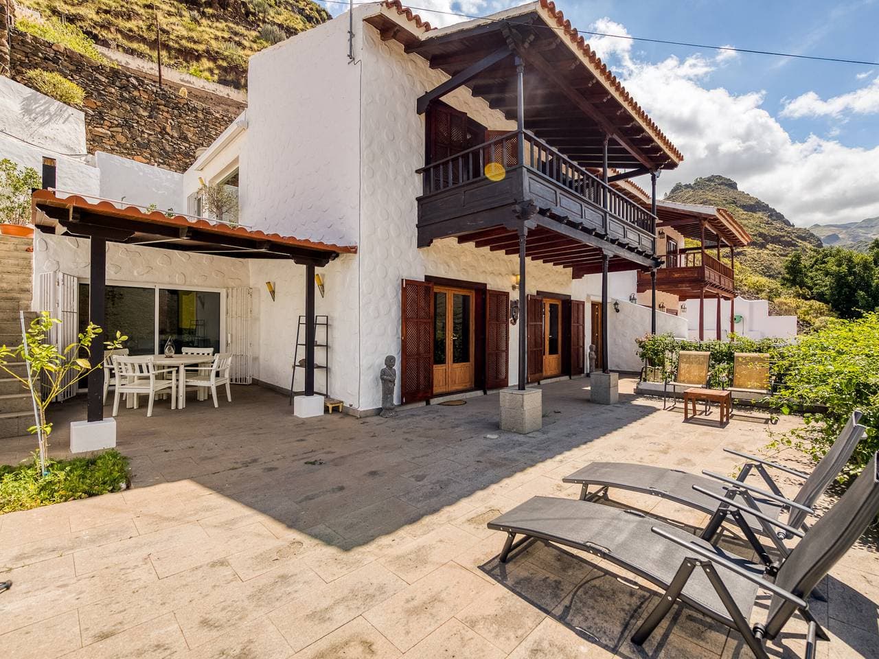 Foto 3 von 36: Ländliches Haus Agaete mit Sauna und Terrassen