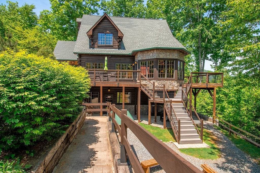 Luxus Blockhaus in der Nähe von Harrahs Casino - Cherokee & Bryson City - Bearadise Inn 1