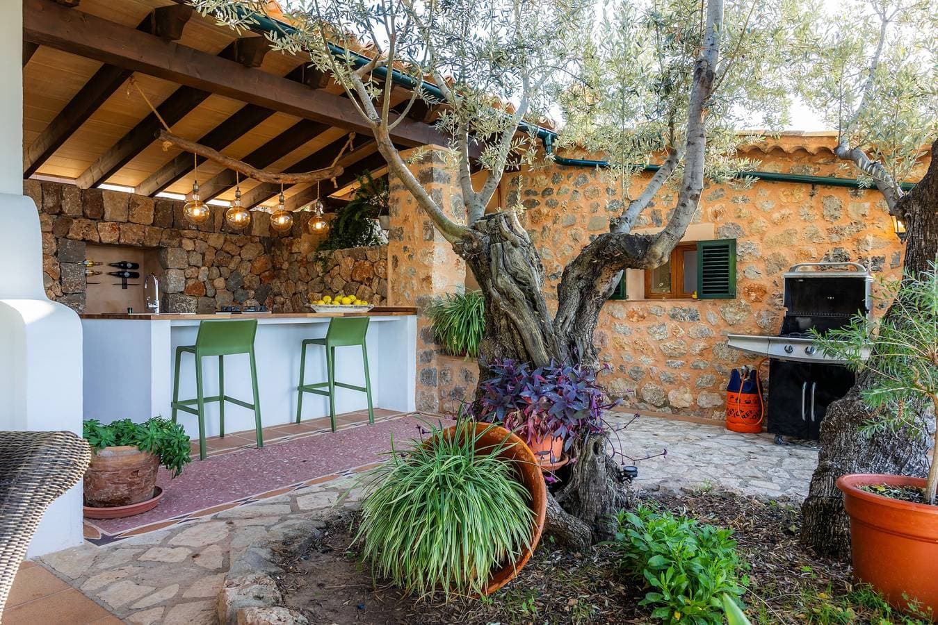 Foto 8 von 33: Traumhafte Finca Rural Es Pujol mit Meerblick, Pool, Terrasse, Klimaanlage und WLAN