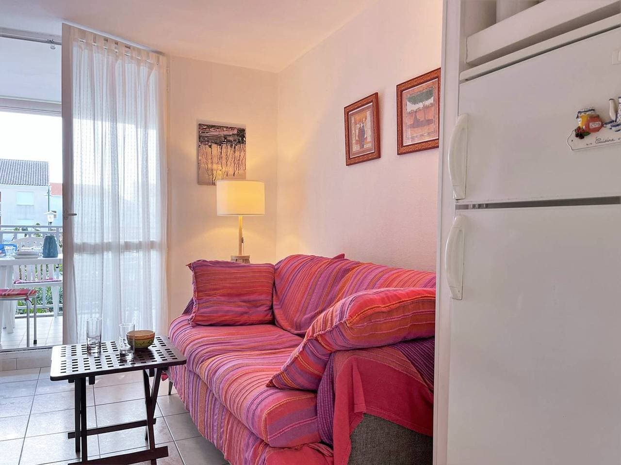 Foto 2 von 15: Gemütliche 2-Zimmer-Wohnung, 100m vom Strand, Terrasse, Parkplatz, 6 Schlafplätze - Le Lavandou