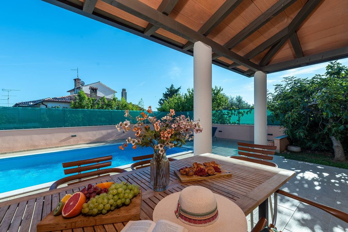 Foto 4 von 41: Villa mit privatem Pool, Meerblick und Grillplatz, Buje-Istrien