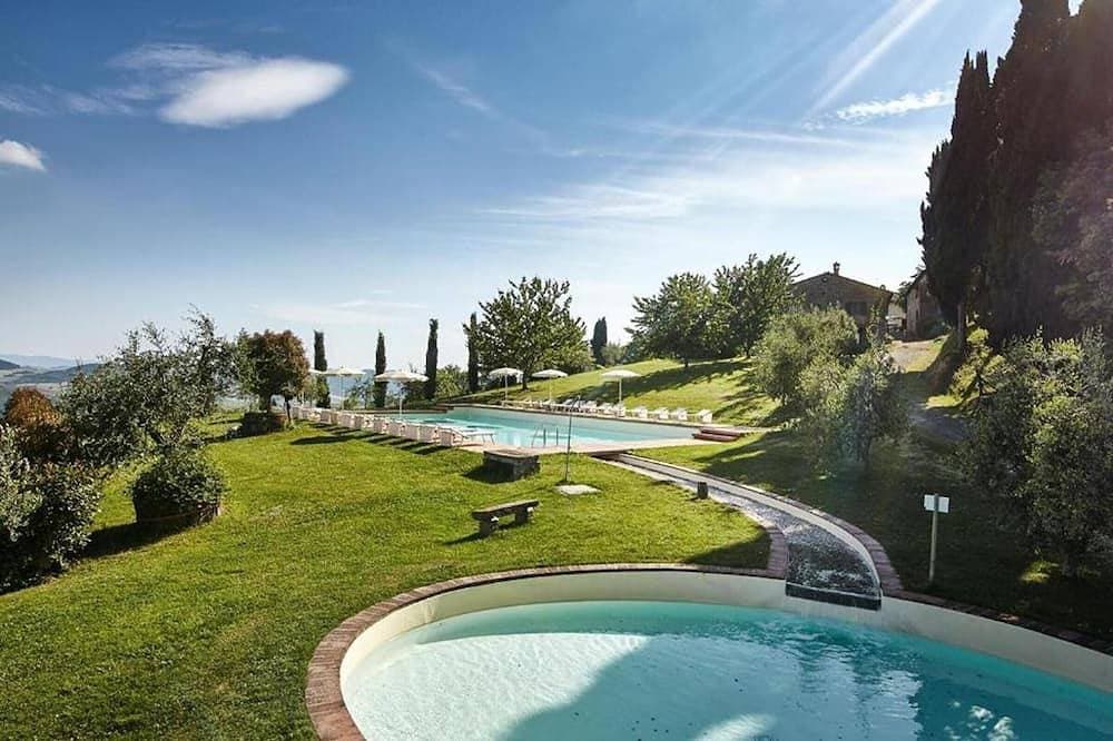 Foto 13 von 15: Guardiola – Panoramische Wohnung mit Pool im toskanischen Dorf