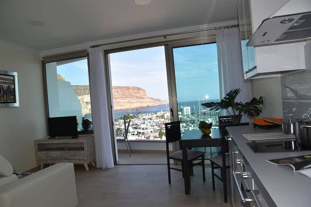 Foto 9 von 30: Wohnung 1ºA \"Spektakuläre Aussicht auf das Meer und den Yachthafen von Puerto de Mogán\"