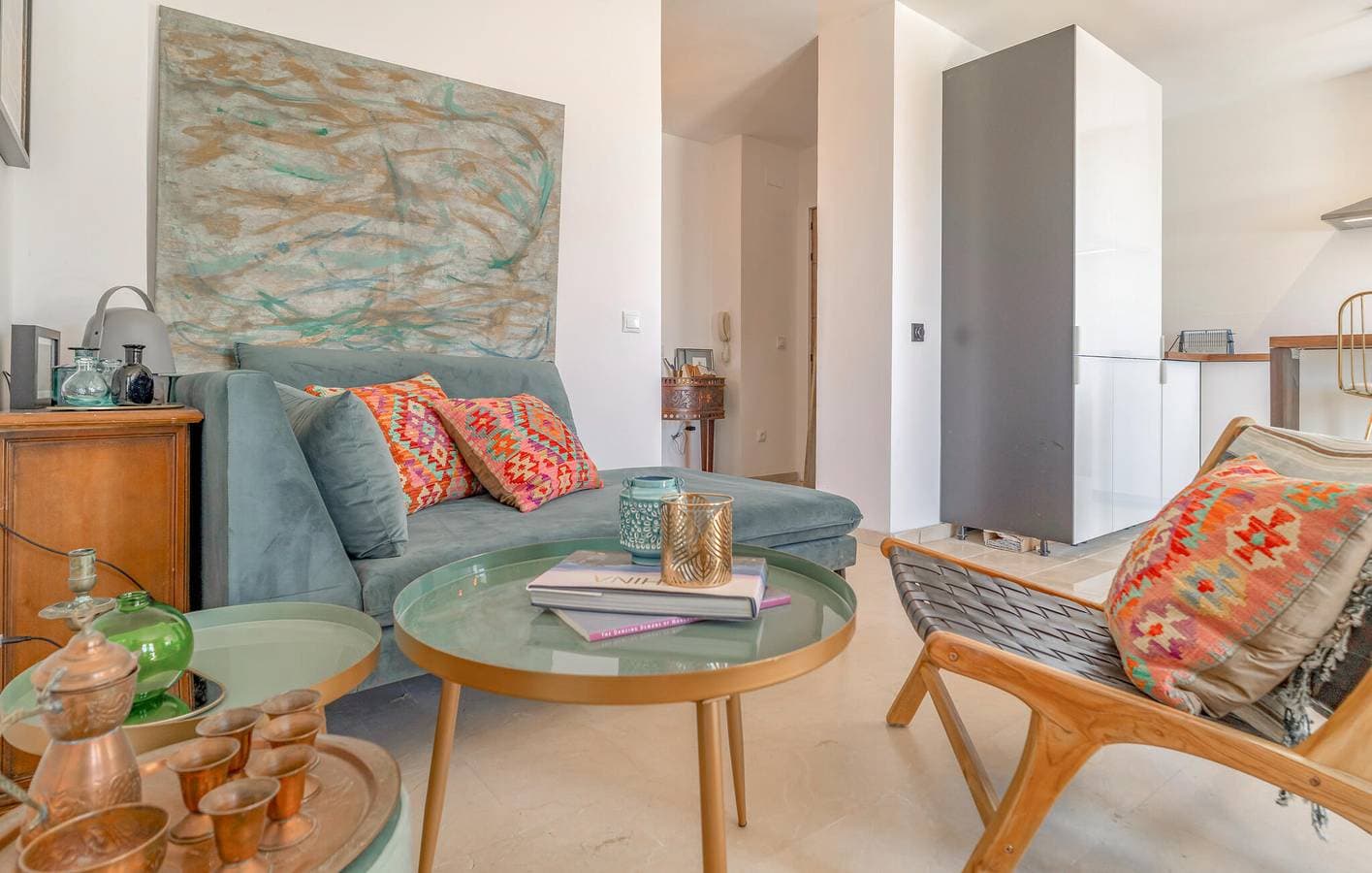Foto 5 von 18: Luxus-Apartment mit Pool und Terrasse, 2,5 km von Playas del Duque entfernt