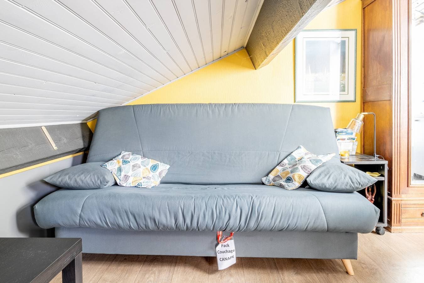 Foto 5 von 21: Studio „Les Gîtes Du Robelier – Le Nid“ mit Gemeinschaftsgarten, Balkon und WLAN