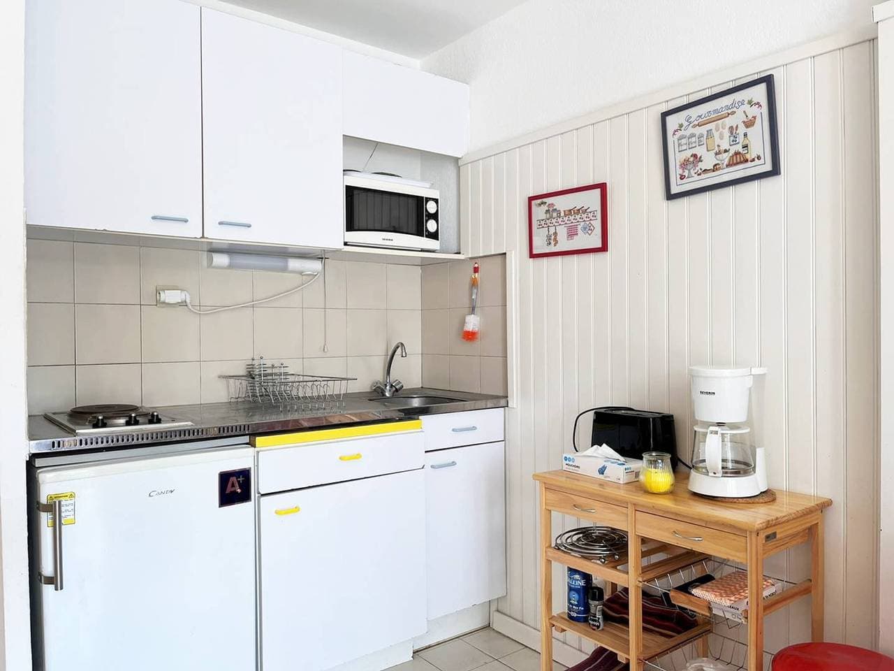 Foto 6 von 14: Gemütliche Erdgeschosswohnung: Terrasse, Strandnähe, 6 Schlafplätze, Parken