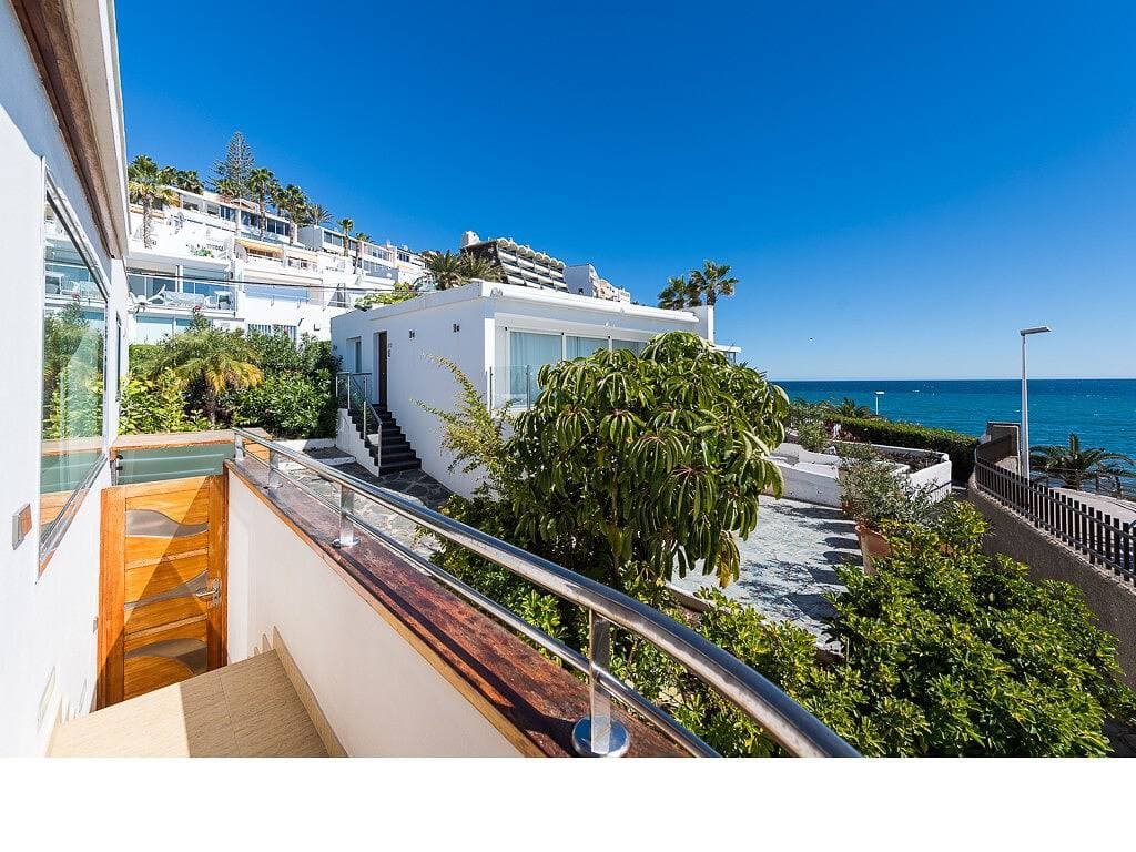 Foto 5 von 40: Ferienhaus Chalet en la playa San Agustin mit Meerblick, Balkon, Klimaanlage und WLAN