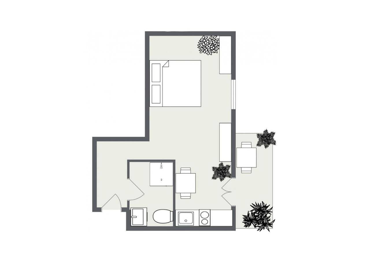 Foto 11 von 57: One-Bedroom Apartment