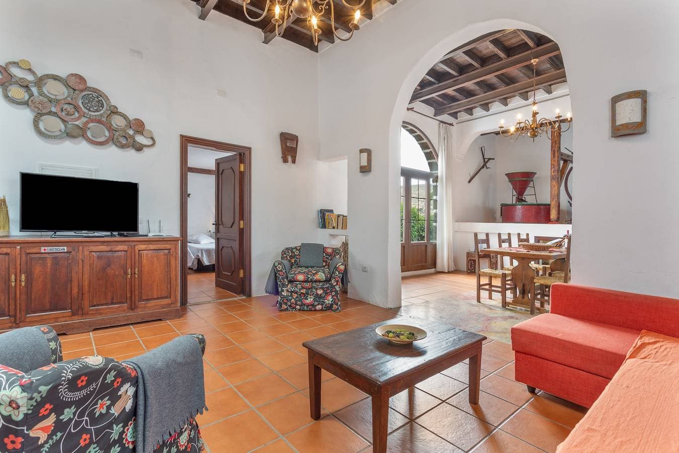 Foto 9 von 42: Ferienvilla 'Casa Rural La Molina' mit Bergblick, privater Terrasse und Wi-Fi