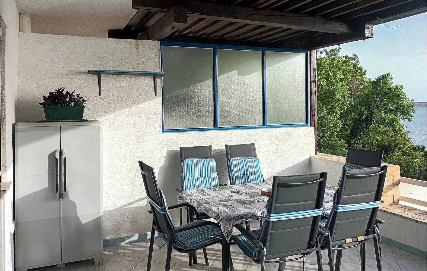 Foto 11 von 27: Apartment mit Meerblick, Terrasse, WLAN und Parkplatz, 700 m vom Strand entfernt