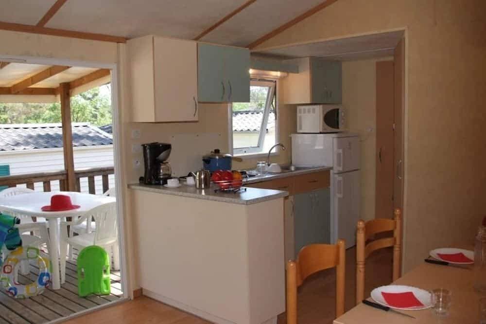 Foto 10 von 19: ZEcamping 3 étoiles  animations mobil-home TV clim 21m2 4 pers