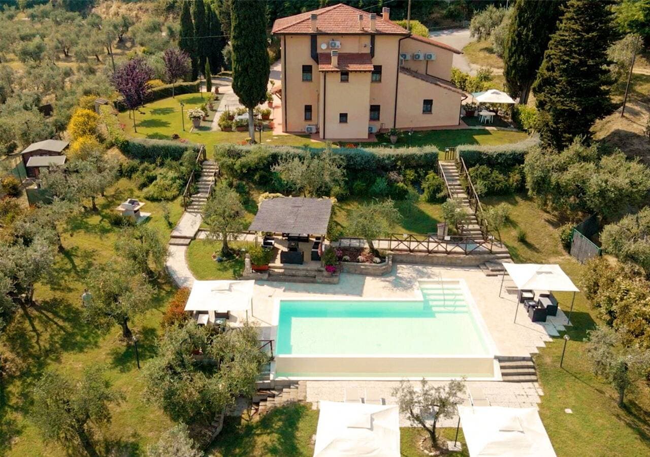 Foto 5 von 18: Villa Le Ripe Apartments - Gambassi Terme, Toscana - La Tinaia - Villa Le Ripe