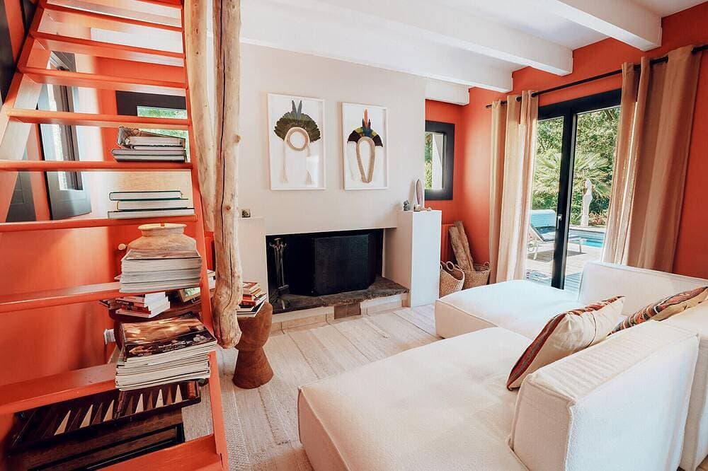Foto 9 von 30: Villa in der Nähe von Biarritz, Schwimmbad, bewaldeter Park, 4 Schlafzimmer