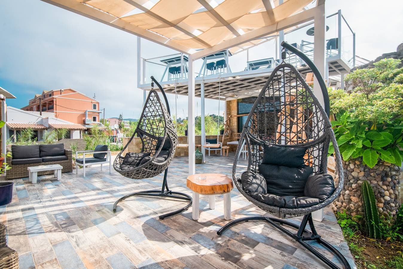 Foto 13 von 23: Mirage Arillas Studio Typ B14' mit Meerblick, Gemeinschaftspool und WLAN