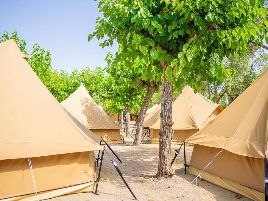 Foto 13 von 28: Camping Cambrils Caban - Zelt 3 personen - Glamping Rafal 1/3 pers