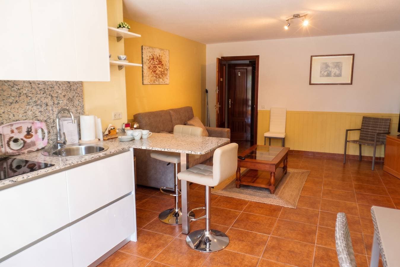 Foto 4 von 35: Gemütliche Wohnung in Collado Villalba 100 m² mit offenem Garten