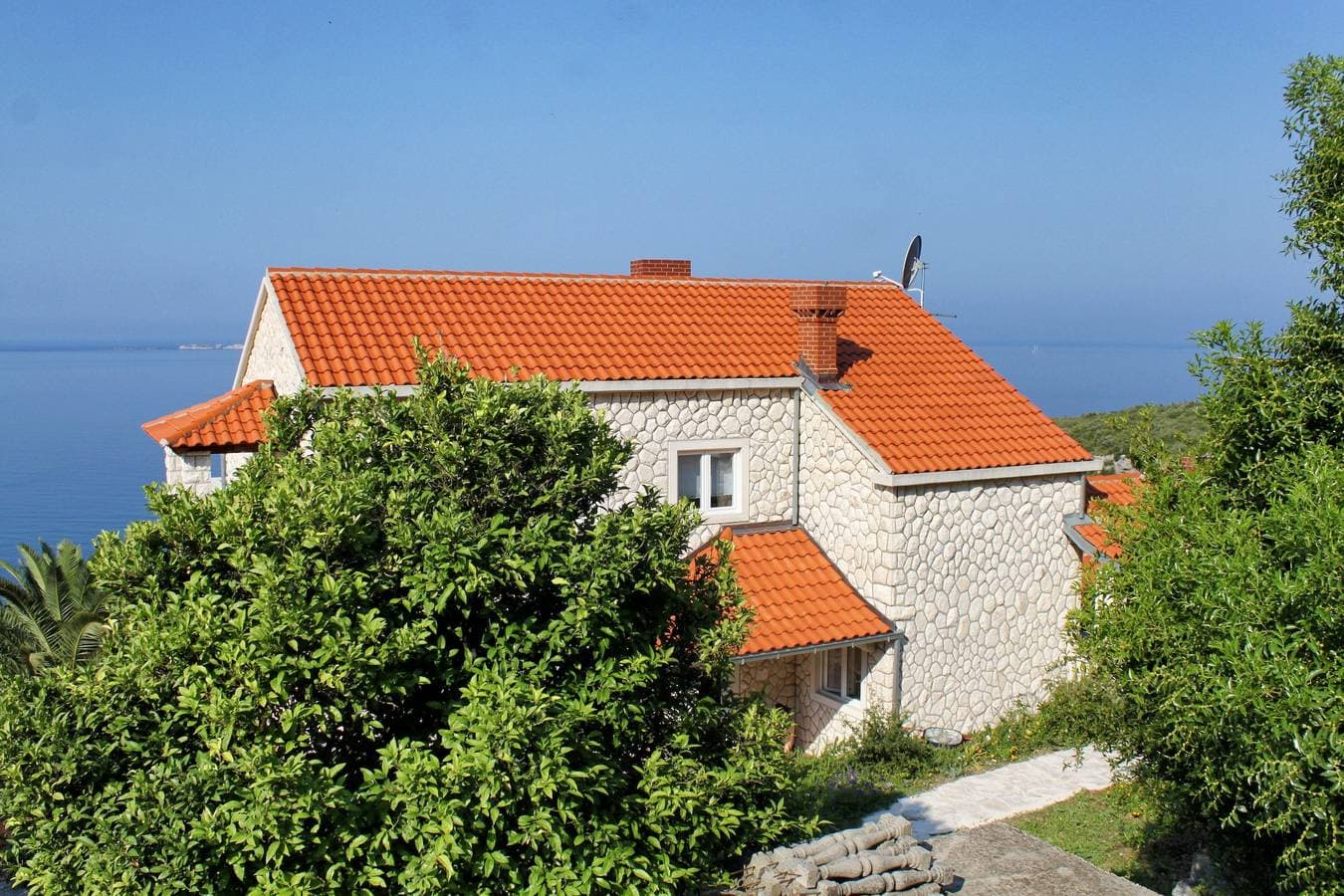 Foto 8 von 89: 4-Zimmer-Haus mit Terrasse und Meerblick Soline, Dubrovnik K-3548
