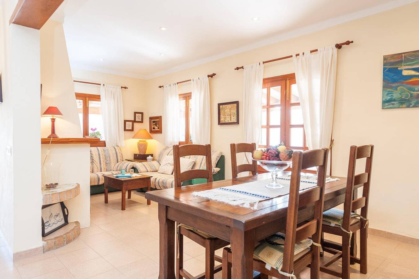 Foto 10 von 30: Son Coll - Ferienhaus mit privaten Pool in Lloseta. WiFi gratis