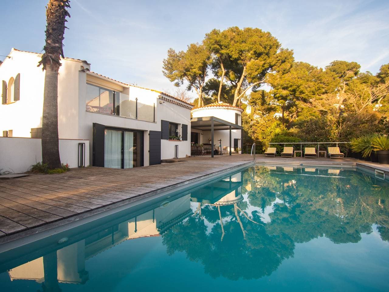Foto 2 von 23: Carqueiranne: Charmante Villa mit Pool, Meerblick, für 8 Personen