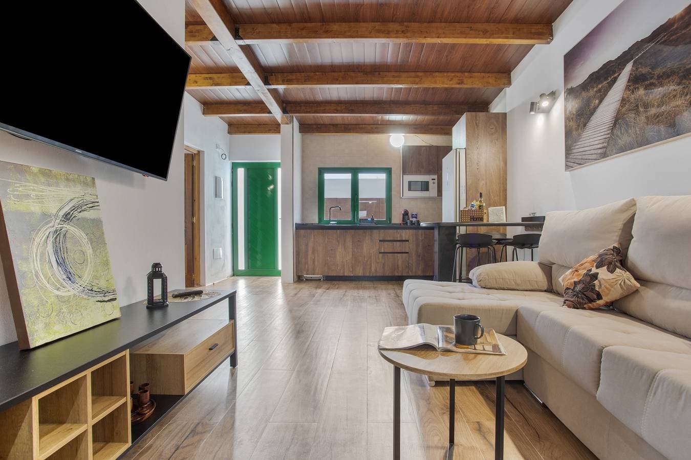 Foto 4 von 21: Ferienwohnung 'El Refugio De Los Sueños' mit Bergblick, Terrasse und WLAN