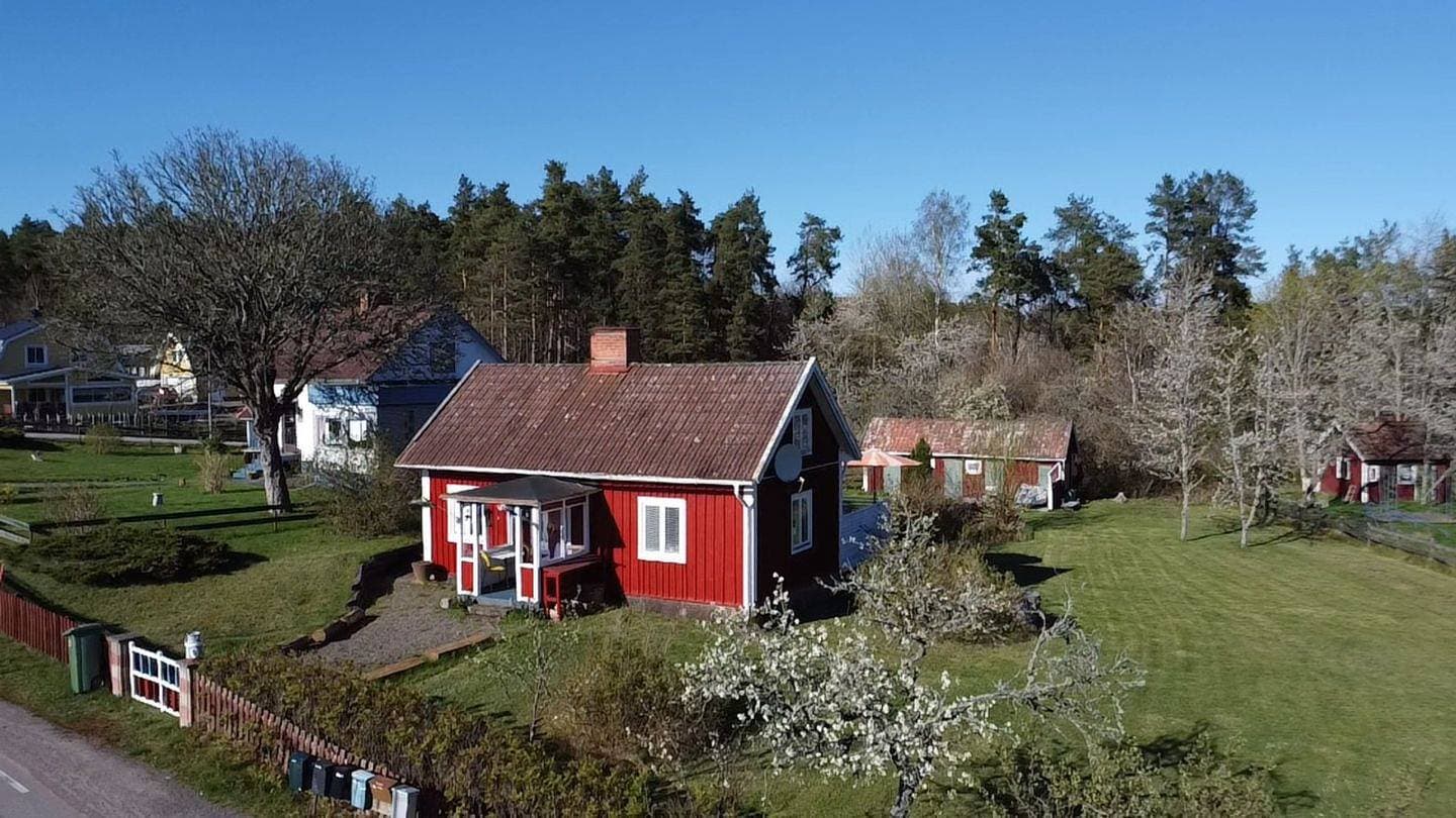 Foto 6 von 48: Hus Bockare in Småland – rotes Schwedenhaus mit Kamin & Garten für 5 Pers.