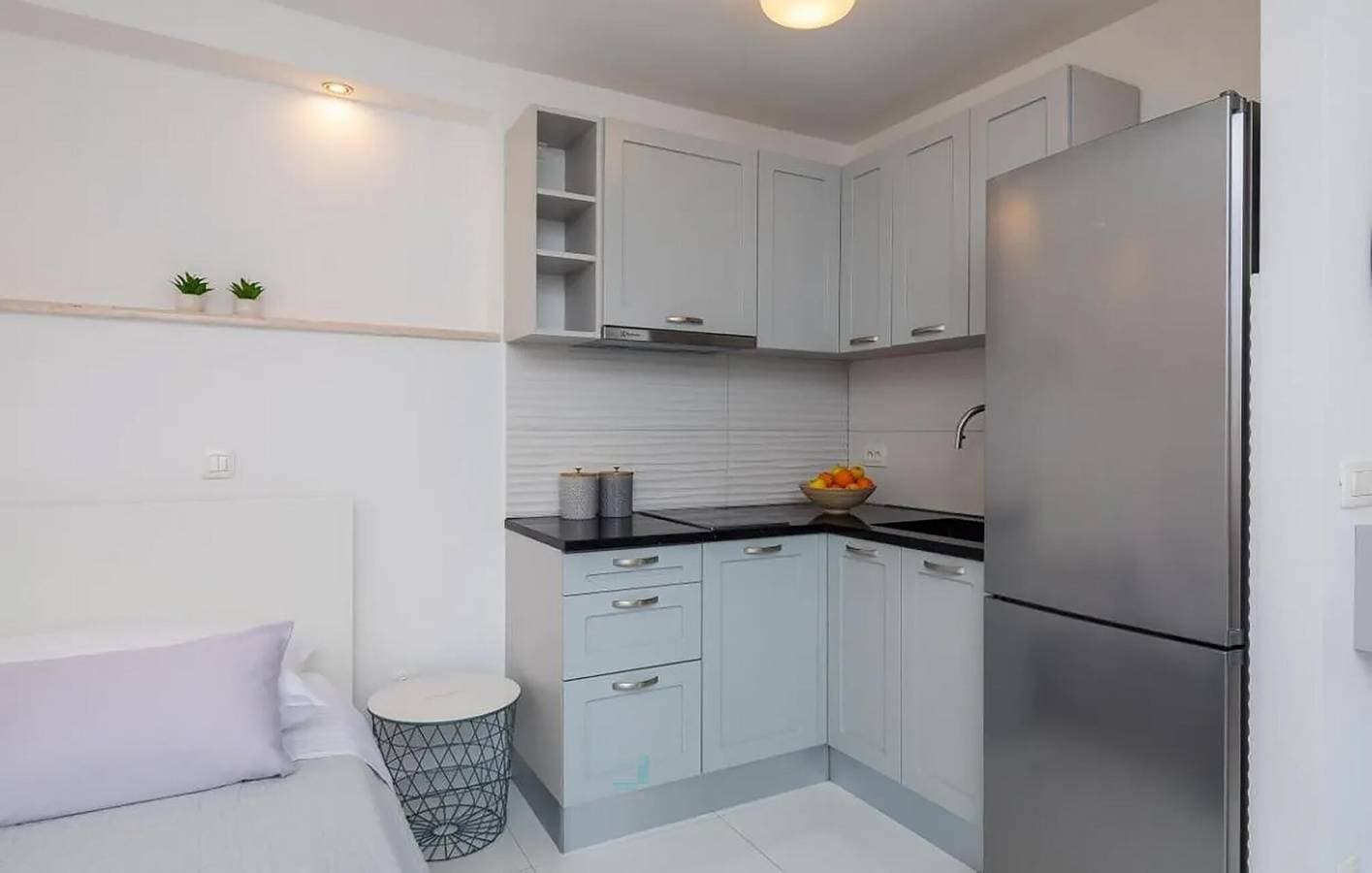 Foto 6 von 16: Apartment mit Meerblick, WLAN, Terrasse und Parkplatz – 300 m vom Strand entfernt
