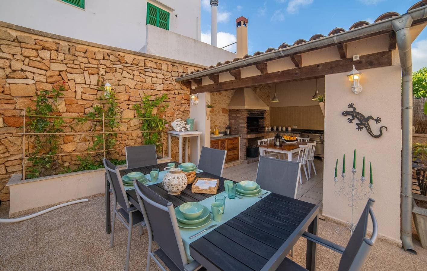 Foto 9 von 42: Reizende 2-Zimmer-Wohnung mit Pool, WLAN und in der Nähe des Strandes Son Moll