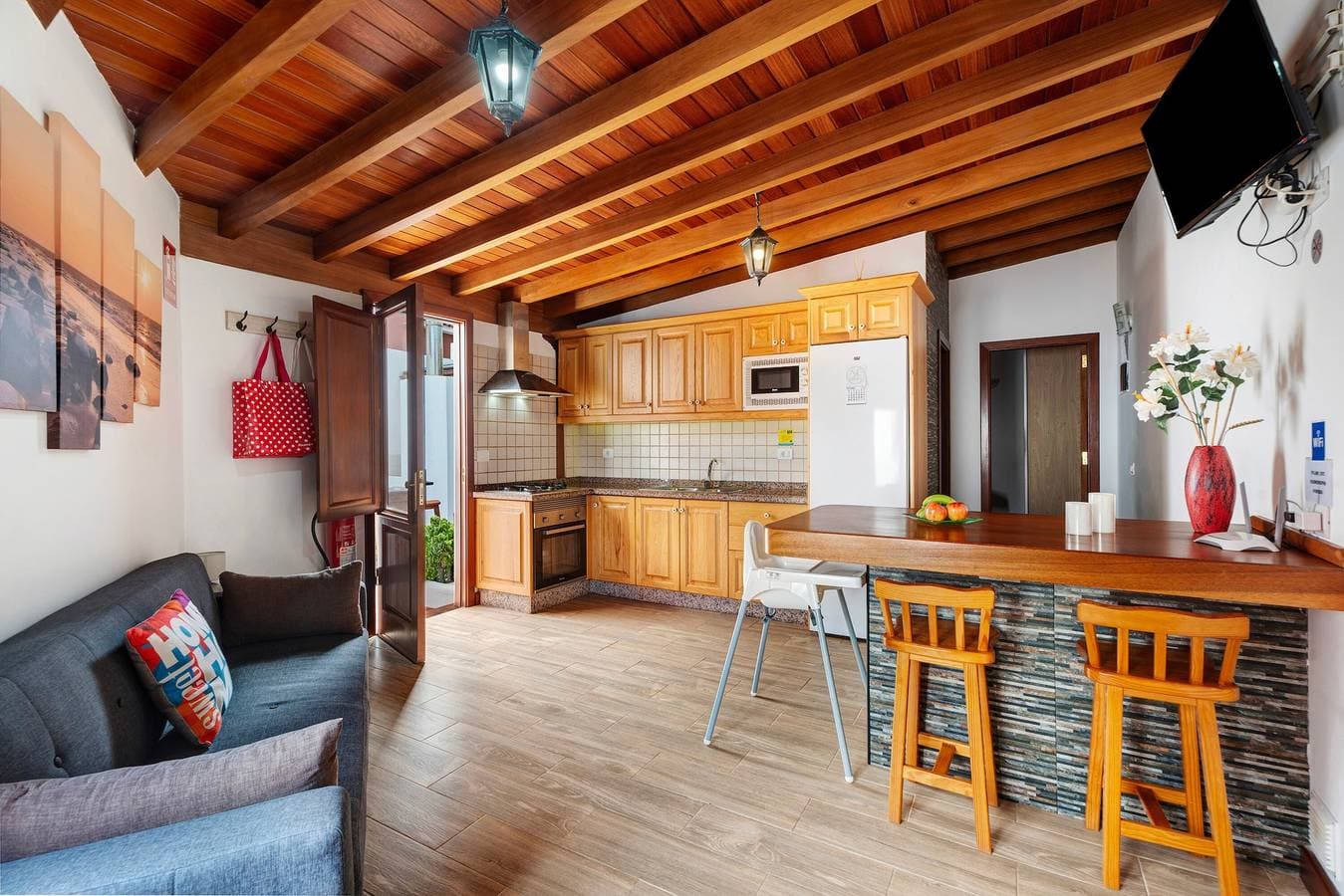 Foto 4 von 26: Ferienwohnung 'Casa Frente Al Mar La Ponderosa' mit Meerblick