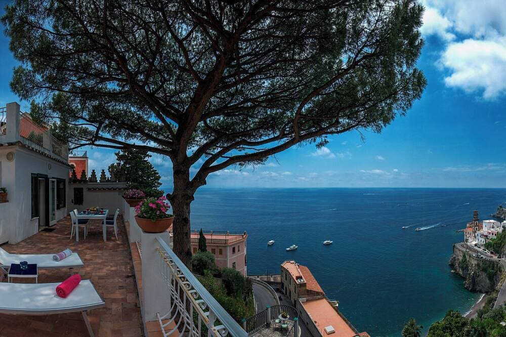 Haus mit Zitronenhain und Meerblick in Atrani 1