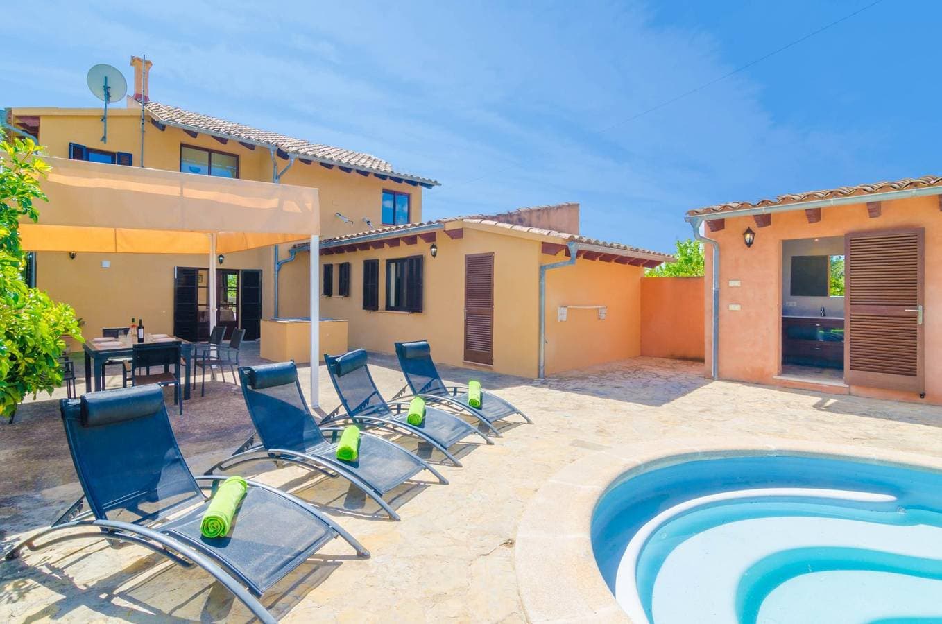 Foto 4 von 43: S'Alqueria - Ferienhaus mit privaten Pool in Campanet. WiFi gratis