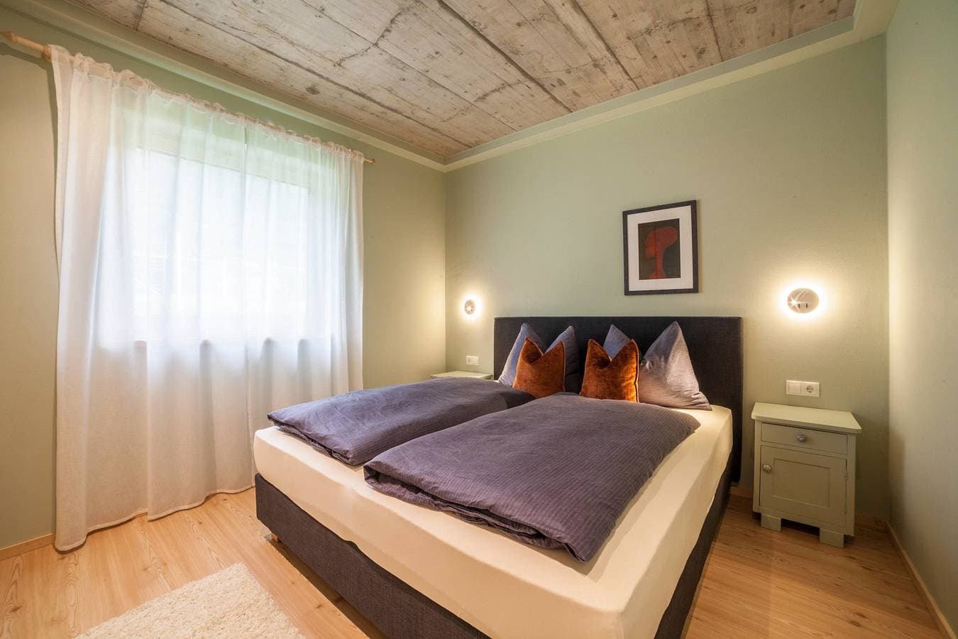 Foto 6 von 32: Ferienwohnung Das Runde mit Bergblick, WLAN, Garten und Terrasse