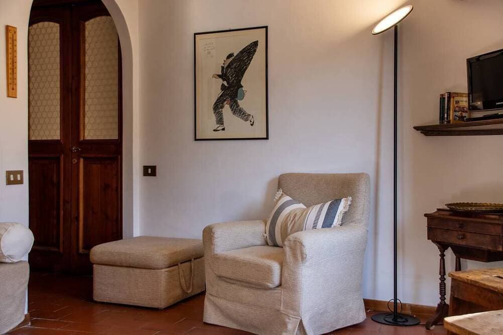 Foto 9 von 30: Charmante, romantische Wohnung, Ponte Vecchio (50 m), Klimaanlage, WIFI, Aufzug, voll ausgestattet