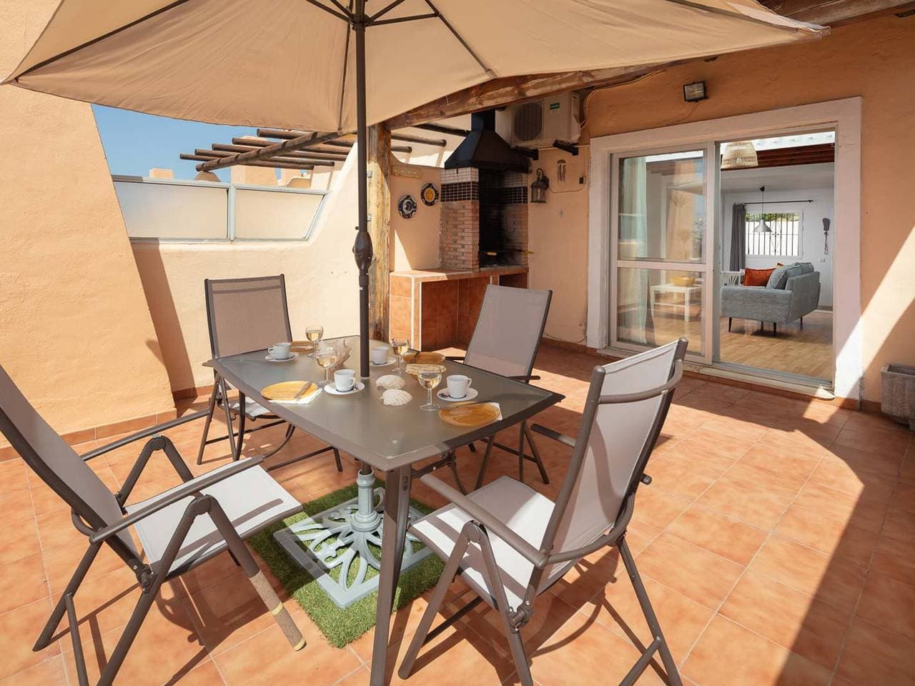 Foto 11 von 36: Charmantes Studio in Mijas Costa - Meerblick, Gemeinschaftspool