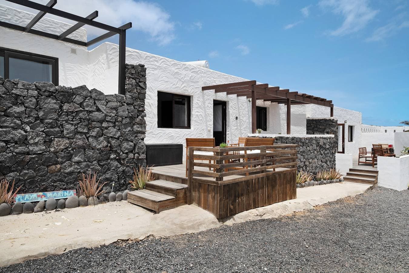 Foto 4 von 24: Ferienhaus 'Playa Marina Eco Bungalow Ocean' mit Meerblick, Gemeinschaftspool und WLAN
