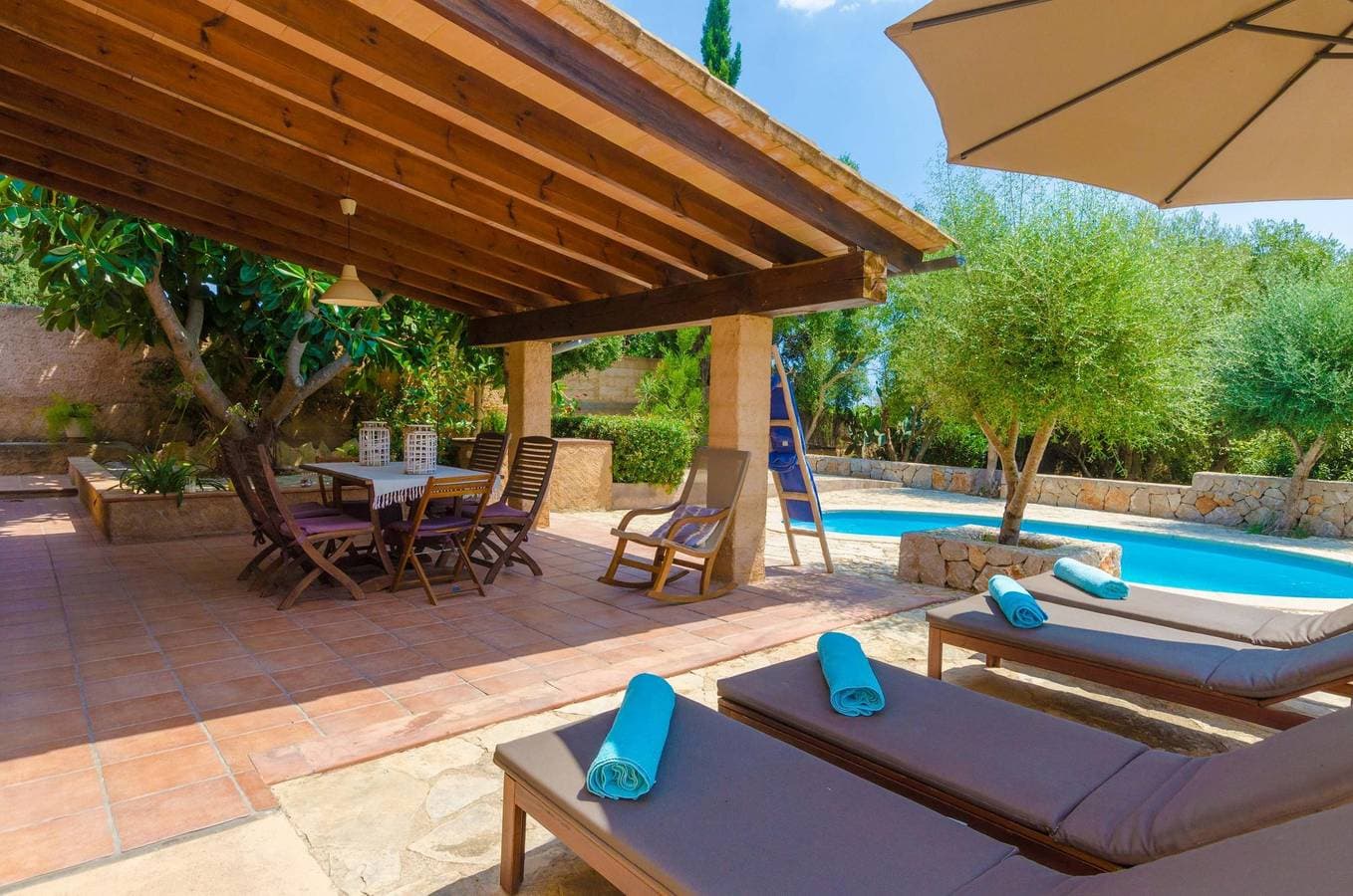 Foto 8 von 55: Finca Sa Plana - Ferienhaus mit privaten Pool in Son Servera. WiFi gratis