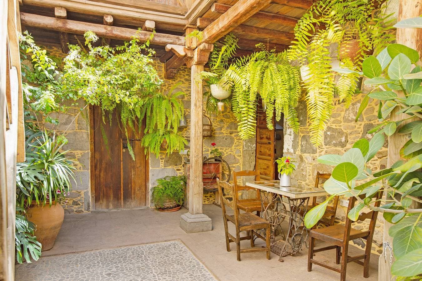Foto 3 von 23: Ferienhaus Casa Emblemática La Pileta Bentejui mit Garten und WLAN